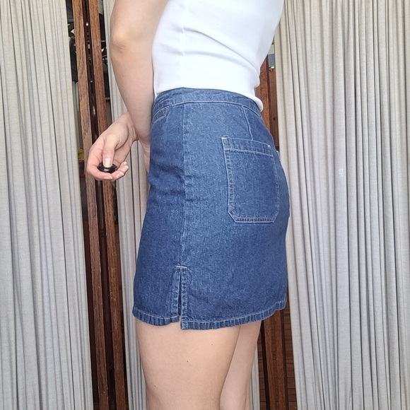 90's denim skort - Picture 3 of 5